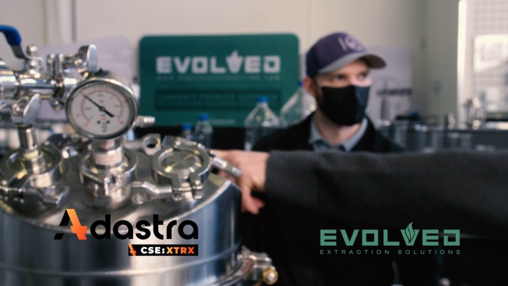 Evolved Extraction and Adastra Labs - Canadian cannabis extraction partners