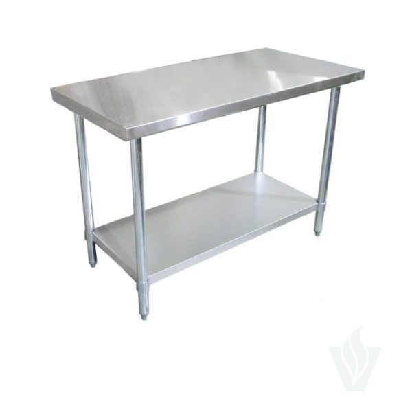 30" x 72" stainless steel lab table