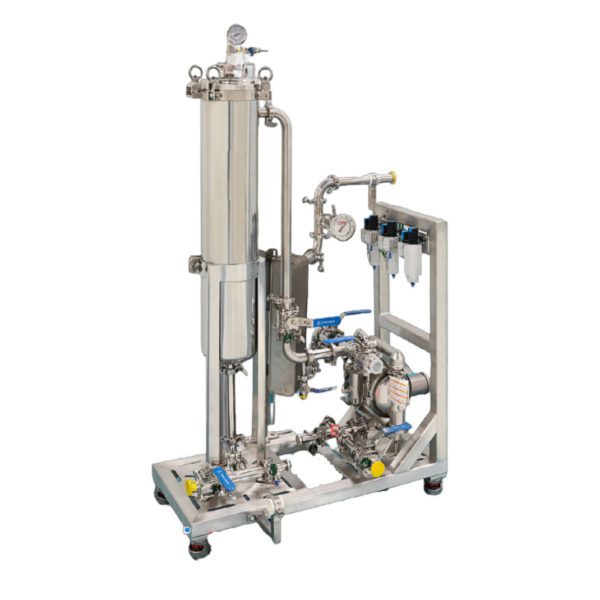 Single Filtration skid with heat exchanger